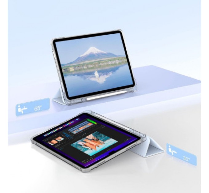 BeCover Чохол до планшета BeCover Soft Edge Apple iPad Air (4/5) 2020/2022 10.9" Light Blue (711123)