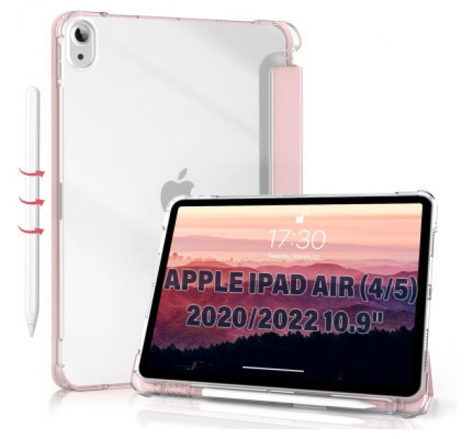 BeCover Чохол до планшета BeCover Soft Edge Apple iPad Air (4/5) 2020/2022 10.9" Pink (711125)