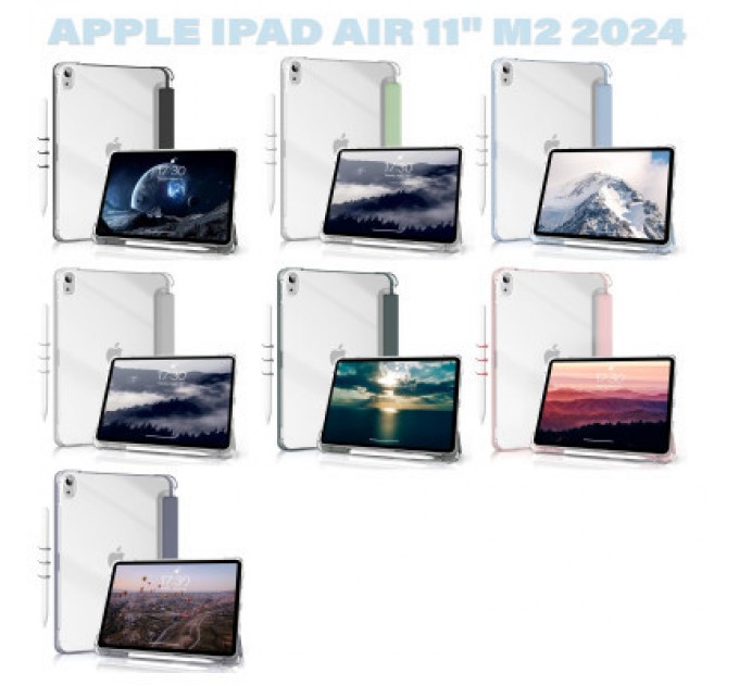 BeCover Чохол до планшета BeCover Soft Edge Apple iPad Air 11" M2 2024 Gray (711428)