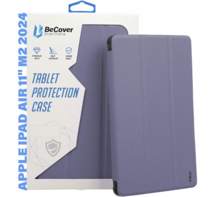 BeCover Чохол до планшета BeCover Soft Edge Apple iPad Air 11" M2 2024 Purple (711430)