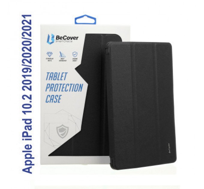 BeCover Чохол до планшета BeCover Tri Fold Hard Apple iPad 10.2 2019/2020/2021 Black (706864) (706864)