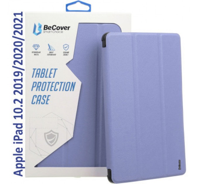 BeCover Чохол до планшета BeCover Tri Fold Hard Apple iPad 10.2 2019/2020/2021 Purple (709657) (709657)