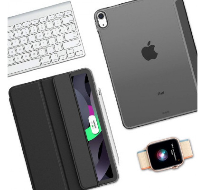 BeCover Чохол до планшета BeCover Tri Fold Hard Apple iPad Air 11" M2 2024 Black (711412)