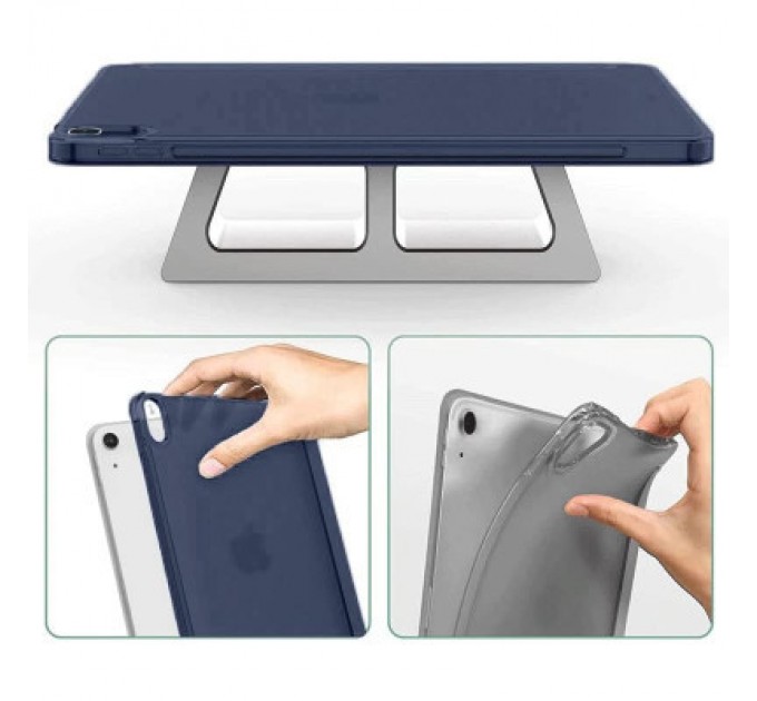 BeCover Чохол до планшета BeCover Tri Fold Hard Apple iPad Air 11" M2 2024 Deep Blue (711413)