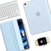 BeCover Чохол до планшета BeCover Tri Fold Hard Apple iPad Air 11" M2 2024 Light Blue (711415)