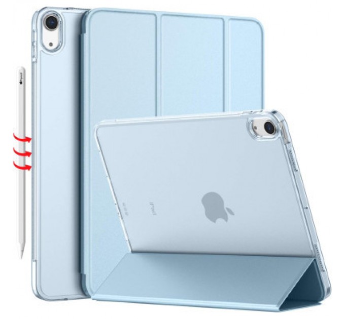 BeCover Чохол до планшета BeCover Tri Fold Hard Apple iPad Air 11" M2 2024 Light Blue (711415)