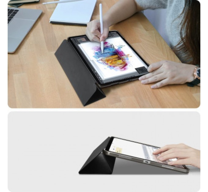 BeCover Чохол до планшета BeCover Tri Fold Hard Apple iPad Air 13" M2 2024 Black (711471)