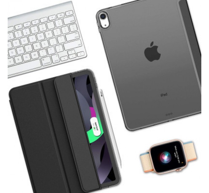 BeCover Чохол до планшета BeCover Tri Fold Hard Apple iPad Air 4 10.9 2020/2021 Black (706860) (706860)