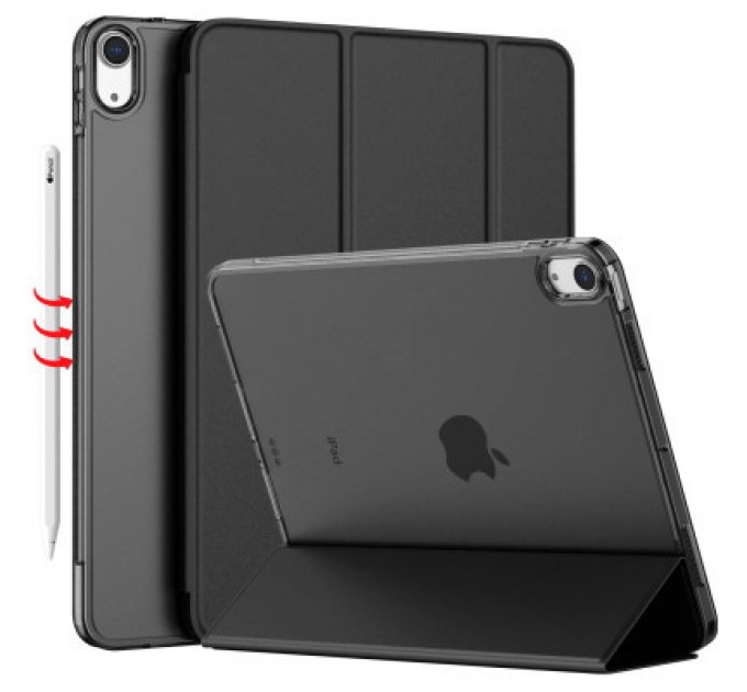 BeCover Чохол до планшета BeCover Tri Fold Hard Apple iPad Air 4 10.9 2020/2021 Black (706860) (706860)