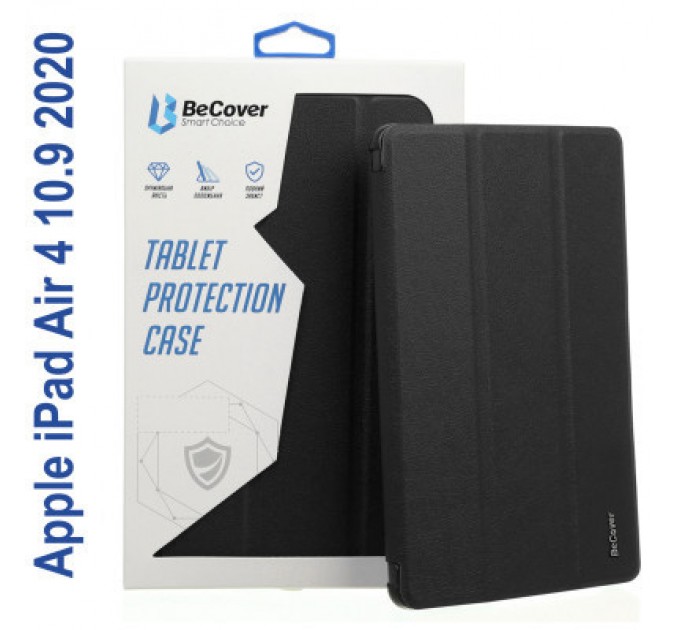 BeCover Чохол до планшета BeCover Tri Fold Hard Apple iPad Air 4 10.9 2020/2021 Black (706860) (706860)