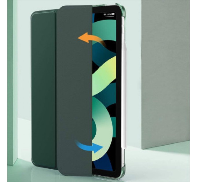 BeCover Чохол до планшета BeCover Tri Fold Hard Apple iPad Air 4 10.9 2020/2021 Dark Green (709659) (709659)