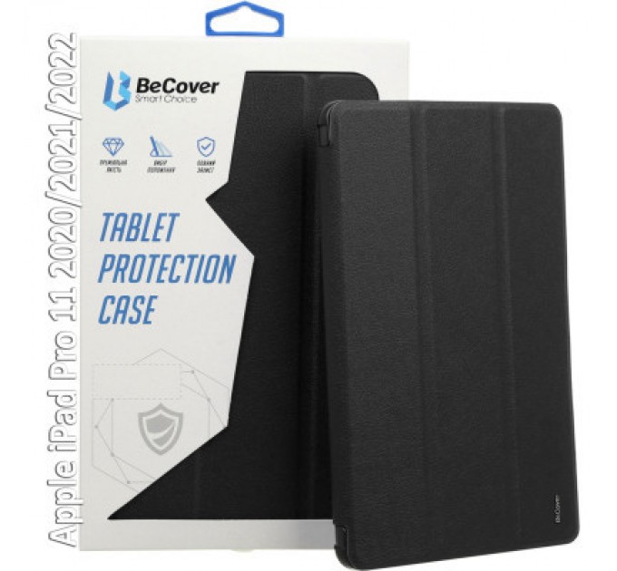BeCover Чохол до планшета BeCover Tri Fold Hard Apple iPad Pro 11 2020/2021/2022 Black (709666) (709666)