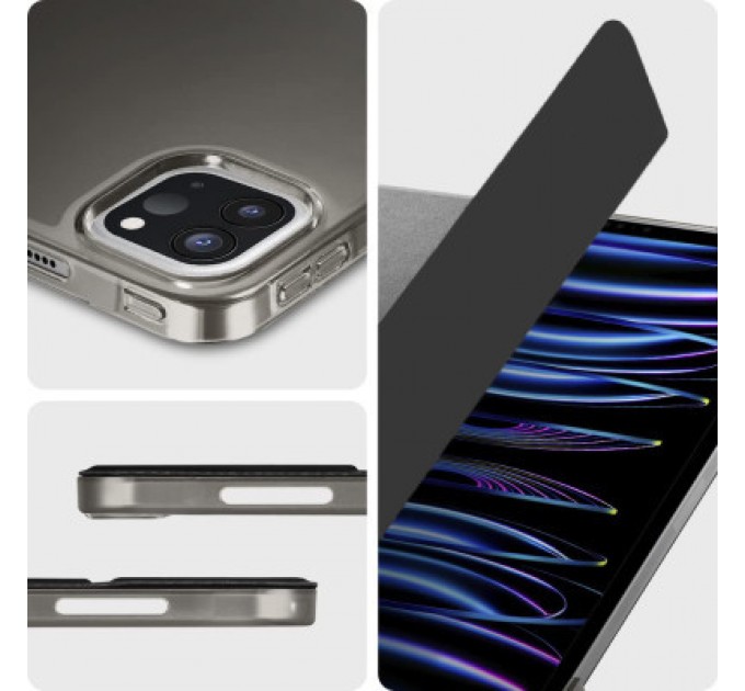 BeCover Чохол до планшета BeCover Tri Fold Hard Apple iPad Pro 12.9 2020/2021/2022 Black (709668) (709668)