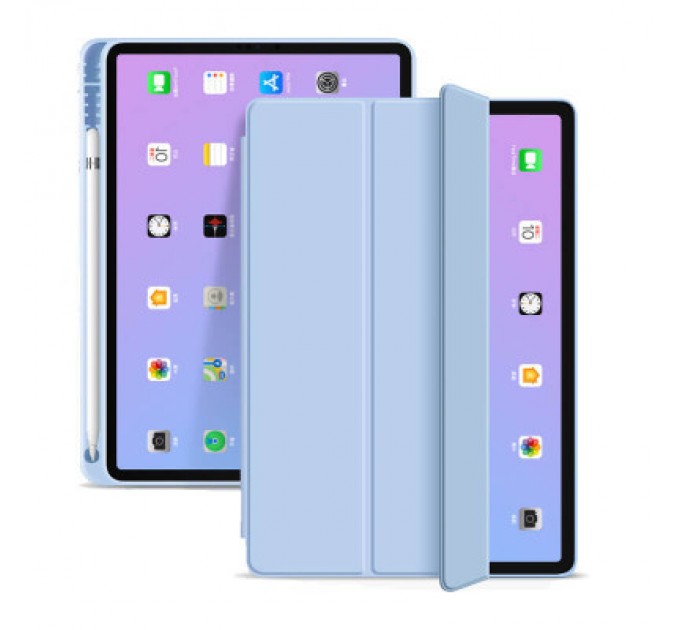 BeCover Чохол до планшета BeCover Tri Fold Hard TPU Apple iPad Air (4/5) 2020/2022 10.9" Light Blue (711108)