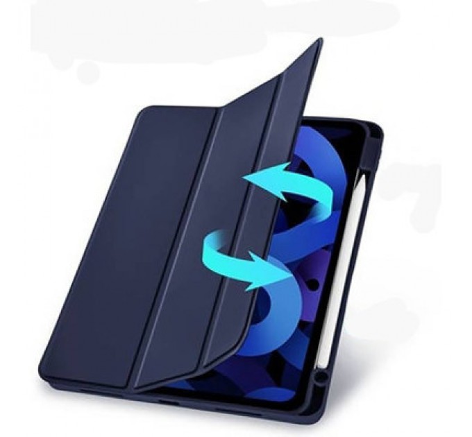 BeCover Чохол до планшета BeCover Tri Fold Hard TPU Apple iPad Air 11" M2 2024 Deep Blue (711401)
