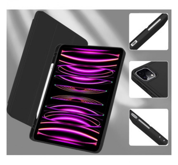 BeCover Чохол до планшета BeCover Tri Fold Hard TPU Apple iPad Pro 11 2020/2021/2022 Black (711109)