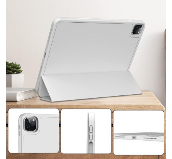 BeCover Чохол до планшета BeCover Tri Fold Hard TPU Apple iPad Pro 11 2020/2021/2022 Gray (711111)