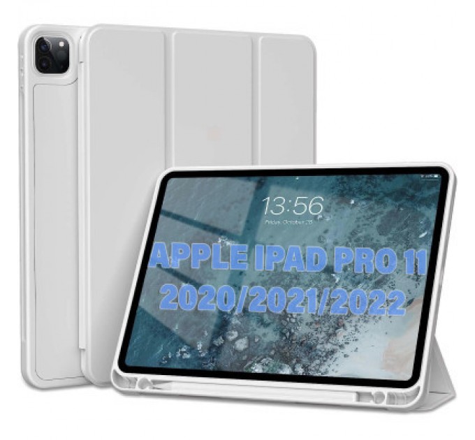 BeCover Чохол до планшета BeCover Tri Fold Hard TPU Apple iPad Pro 11 2020/2021/2022 Gray (711111)