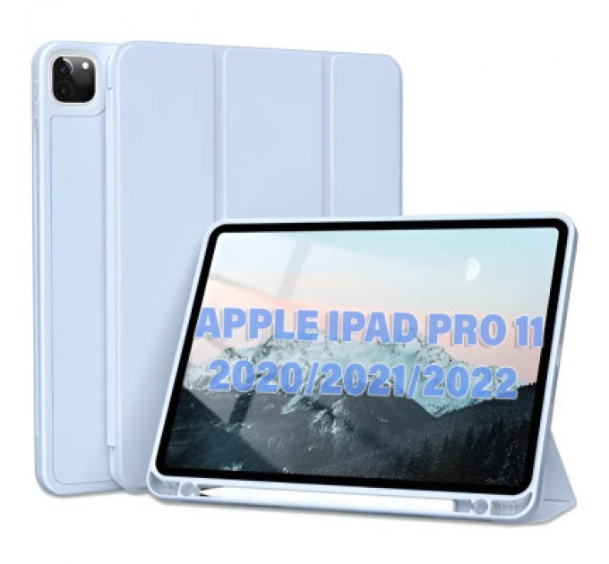 BeCover Чохол до планшета BeCover Tri Fold Hard TPU Apple iPad Pro 11 2020/2021/2022 Light Blue (711112)