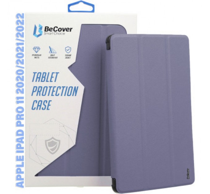 BeCover Чохол до планшета BeCover Tri Fold Hard TPU Apple iPad Pro 11 2020/2021/2022 Purple (711114)