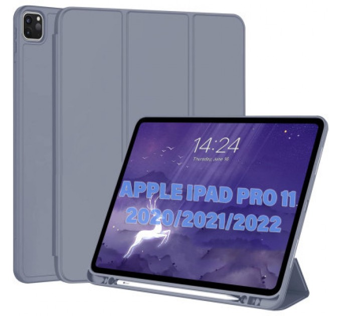 BeCover Чохол до планшета BeCover Tri Fold Hard TPU Apple iPad Pro 11 2020/2021/2022 Purple (711114)