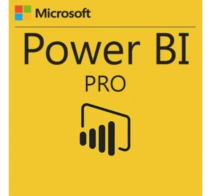 Microsoft Офісний додаток Microsoft Power BI Pro P1Y Annual License (CFQ7TTC0LHSF_0001_P1Y_A)