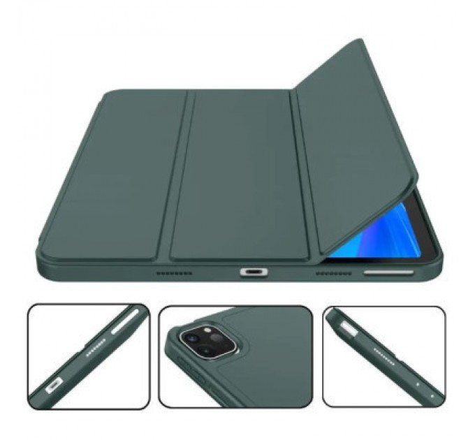 BeCover Чохол до планшета BeCover Tri Fold Hard TPU Apple iPad Pro 12.9 2020/2021/2022 Dark Green (711116)