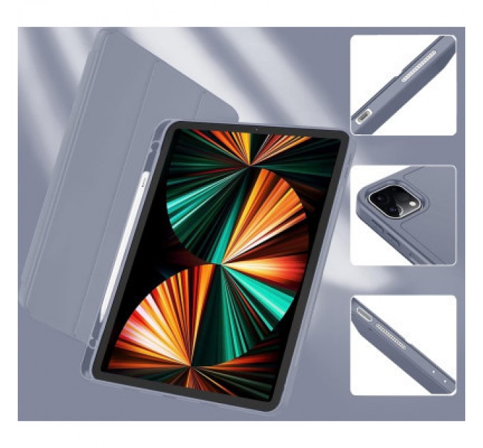 BeCover Чохол до планшета BeCover Tri Fold Hard TPU Apple iPad Pro 12.9 2020/2021/2022 Purple (711117)