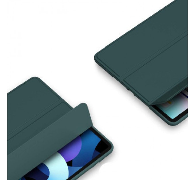 BeCover Чохол до планшета BeCover Tri Fold Soft TPU Silicone Apple iPad Air 11" M2 2024 Dark Green (711406)