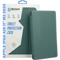 BeCover Чохол до планшета BeCover Tri Fold Soft TPU Silicone Apple iPad Air 11" M2 2024 Dark Green (711406)