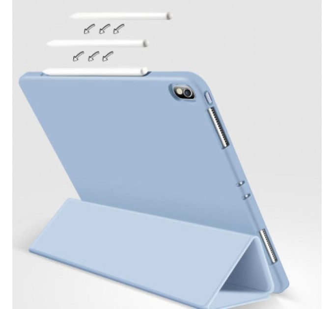 BeCover Чохол до планшета BeCover Tri Fold Soft TPU Silicone Apple iPad Air 11" M2 2024 Light Blue (711409)