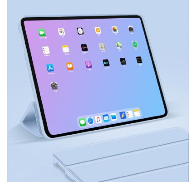 BeCover Чохол до планшета BeCover Tri Fold Soft TPU Silicone Apple iPad Air 11" M2 2024 Light Blue (711409)