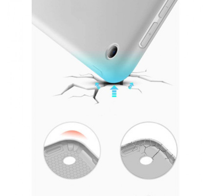 BeCover Чохол до планшета BeCover Tri Fold Soft TPU Silicone Apple iPad Air 4 10.9 2020/2021 Gray (706872) (706872)