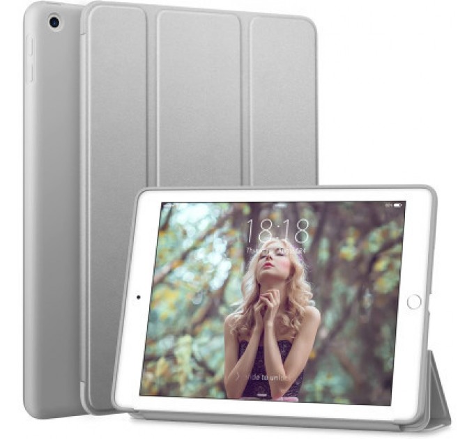 BeCover Чохол до планшета BeCover Tri Fold Soft TPU Silicone Apple iPad Air 4 10.9 2020/2021 Gray (706872) (706872)