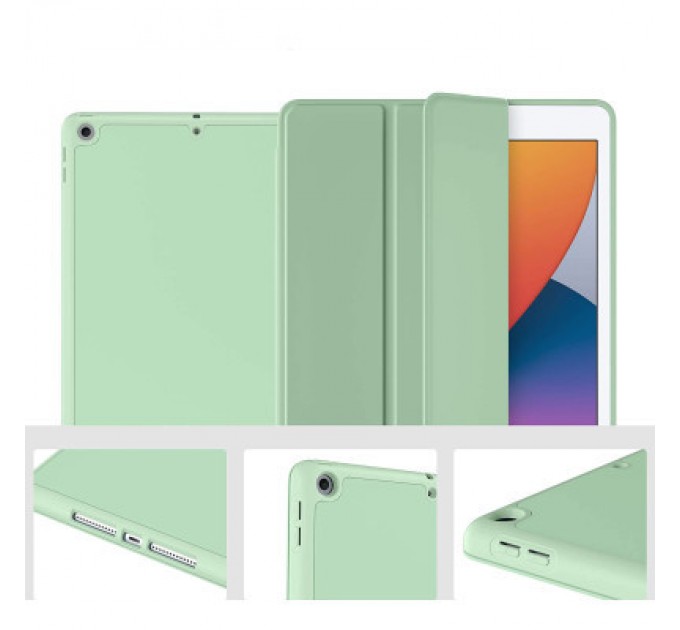 BeCover Чохол до планшета BeCover Tri Fold Soft TPU Silicone Apple iPad Air 4 10.9 2020/2021 Green (706871) (706871)