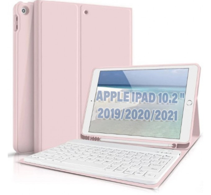 BeCover Чохол до планшета BeCover Keyboard Apple iPad 10.2 2019/2020/2021 Pink (711137)