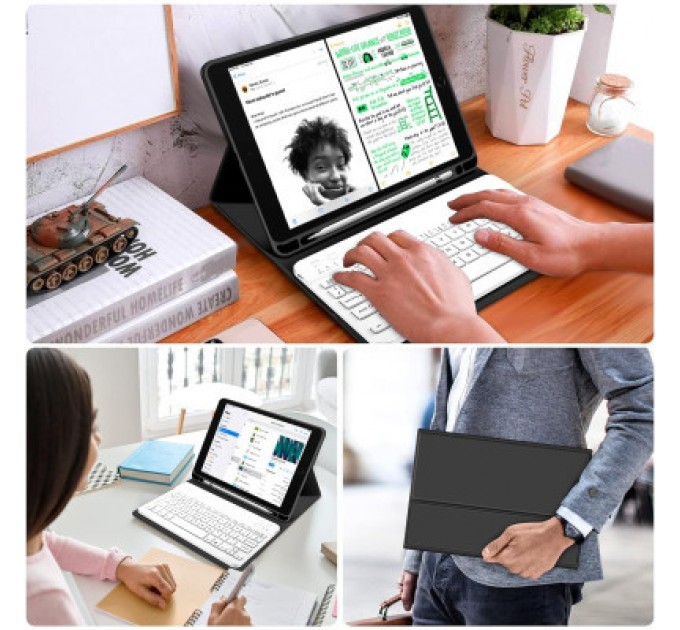 BeCover Чохол до планшета BeCover Keyboard Apple iPad 10.9" 2022 Black (711139)