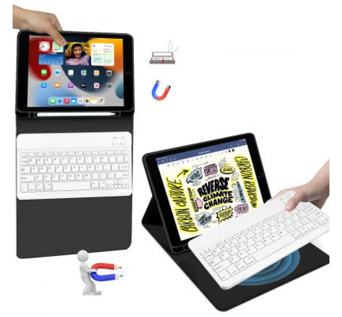 BeCover Чохол до планшета BeCover Keyboard Apple iPad 10.9" 2022 Black (711139)