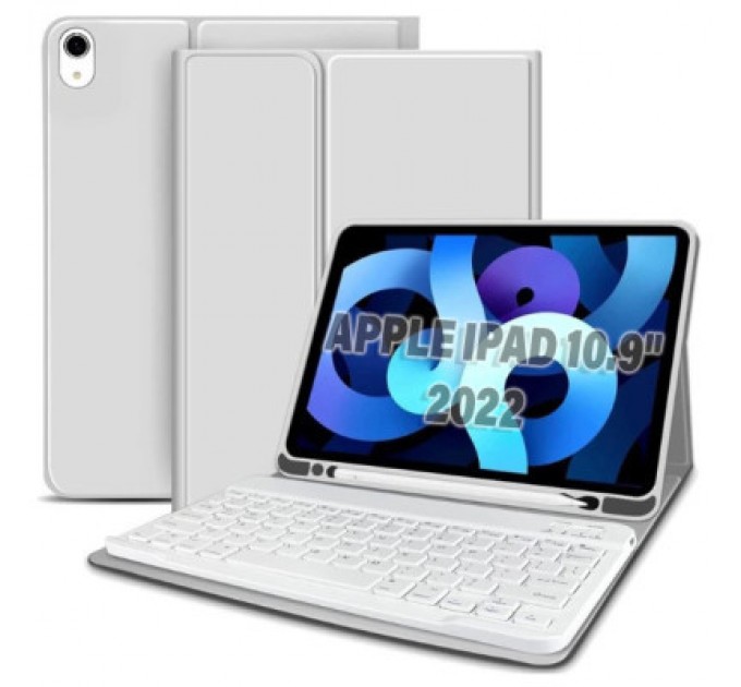 BeCover Чохол до планшета BeCover Keyboard Apple iPad 10.9" 2022 Gray (711140)