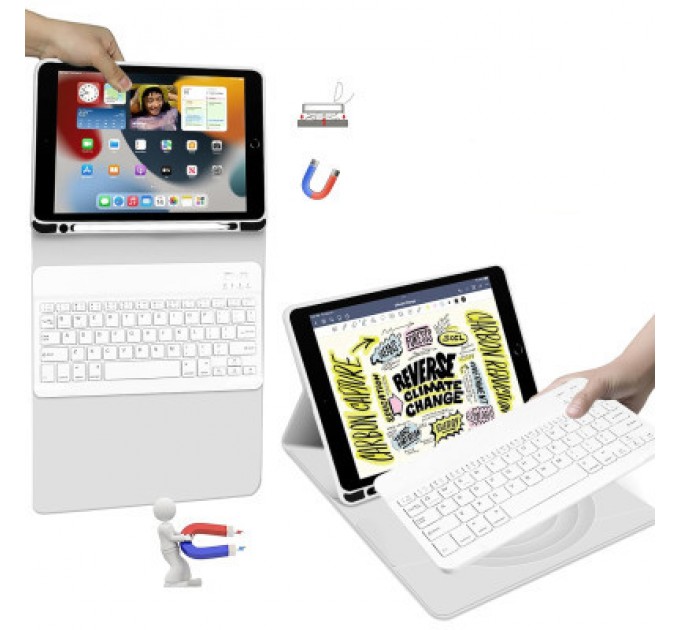 BeCover Чохол до планшета BeCover Keyboard Apple iPad 10.9" 2022 Gray (711140)