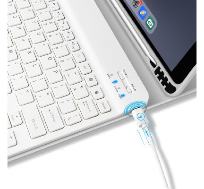 BeCover Чохол до планшета BeCover Keyboard Apple iPad 10.9" 2022 Gray (711140)