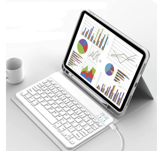 BeCover Чохол до планшета BeCover Keyboard Apple iPad 10.9" 2022 Gray (711140)