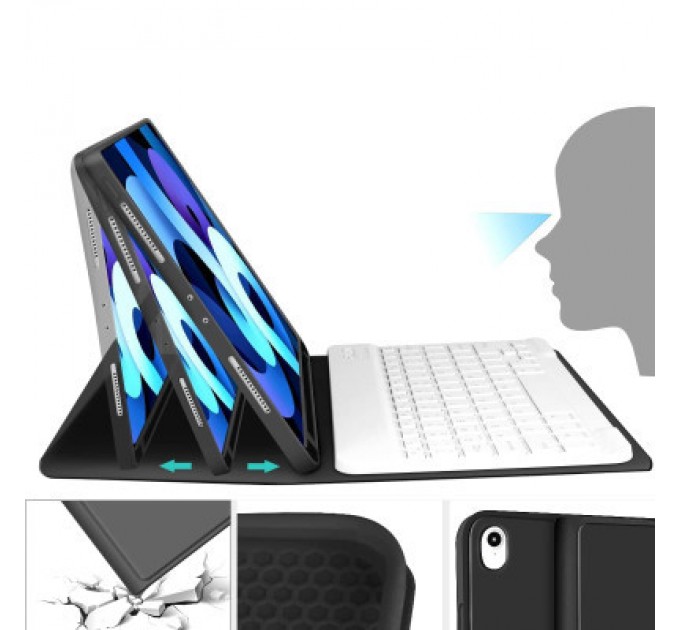 BeCover Чохол до планшета BeCover Keyboard Apple iPad Air (4/5) 2020/2022 10.9" Black (711144)