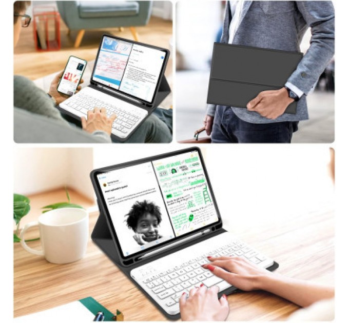 BeCover Чохол до планшета BeCover Keyboard Apple iPad Air (4/5) 2020/2022 10.9" Black (711144)
