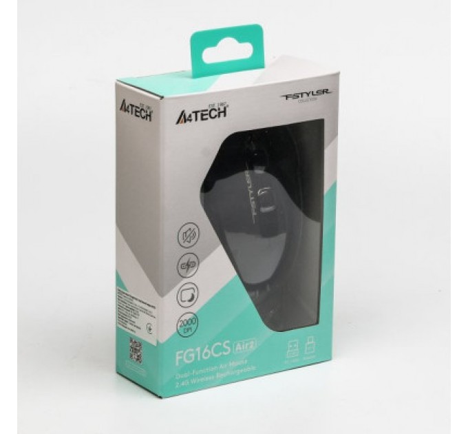A4Tech Мишка A4Tech FG16CS Air2 Wireless Black (4711421998468)