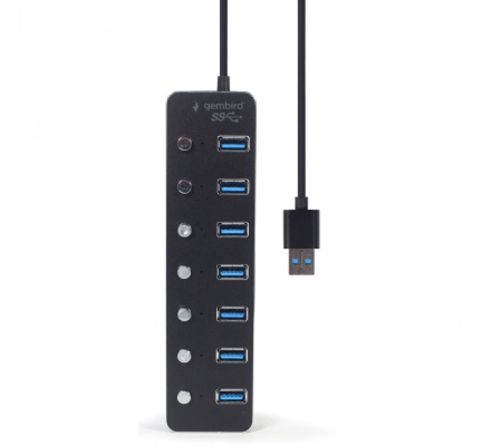 Gembird Концентратор Gembird USB 3.0 7 ports (UHB-U3P7P-01)