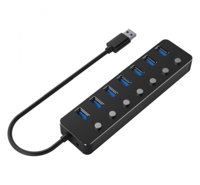 Gembird Концентратор Gembird USB 3.0 7 ports (UHB-U3P7P-01)
