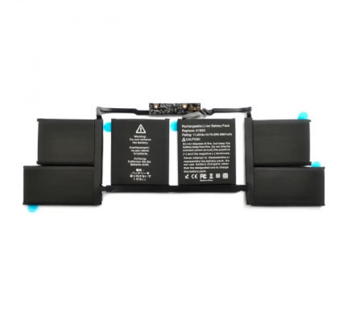 AlSoft Акумулятор до ноутбука Apple A1820, 76Wh (6667mAh), 6cell, 11.4V, Li-Ion AlSoft (A47913)