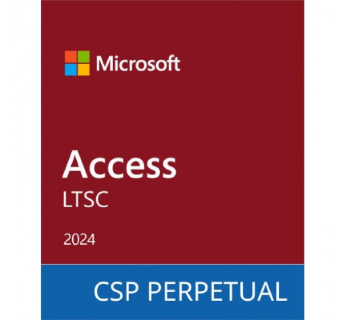 Microsoft Офісний додаток Microsoft Access LTSC 2024 Commercial Software, Perpetual (DG7GMGF0PN5J_0002)