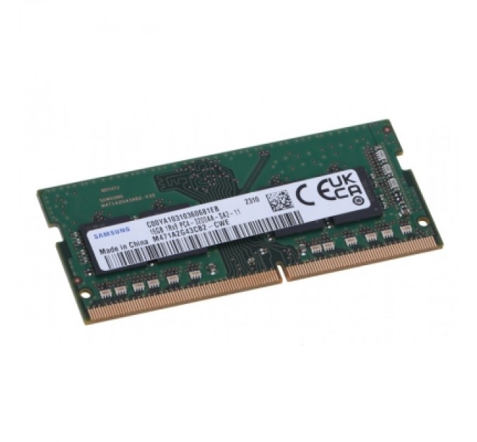 Samsung Модуль пам'яті для ноутбука SoDIMM DDR4 16GB 3200 MHz Samsung (M471A2G43CB2-CWE)